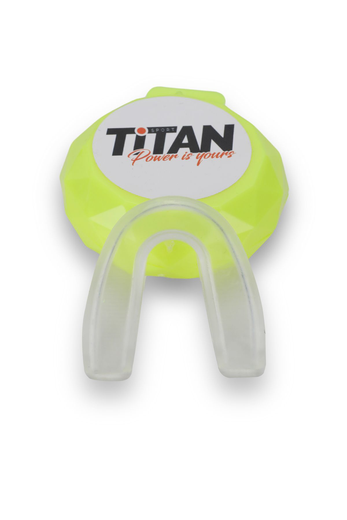 Titan Sport Silikon Dişlik Boks, Kickboks Muay Şeffaf Dişlik + Sari Saklama K