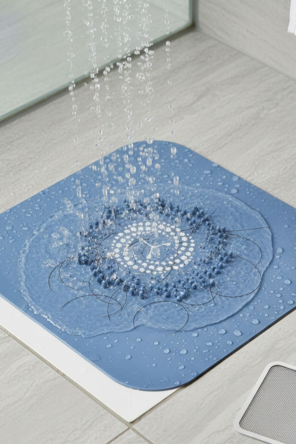 Silikon Duş Gideri Süzgeci – Saç Tutucu Tıkanıklık Önleyici Kayma