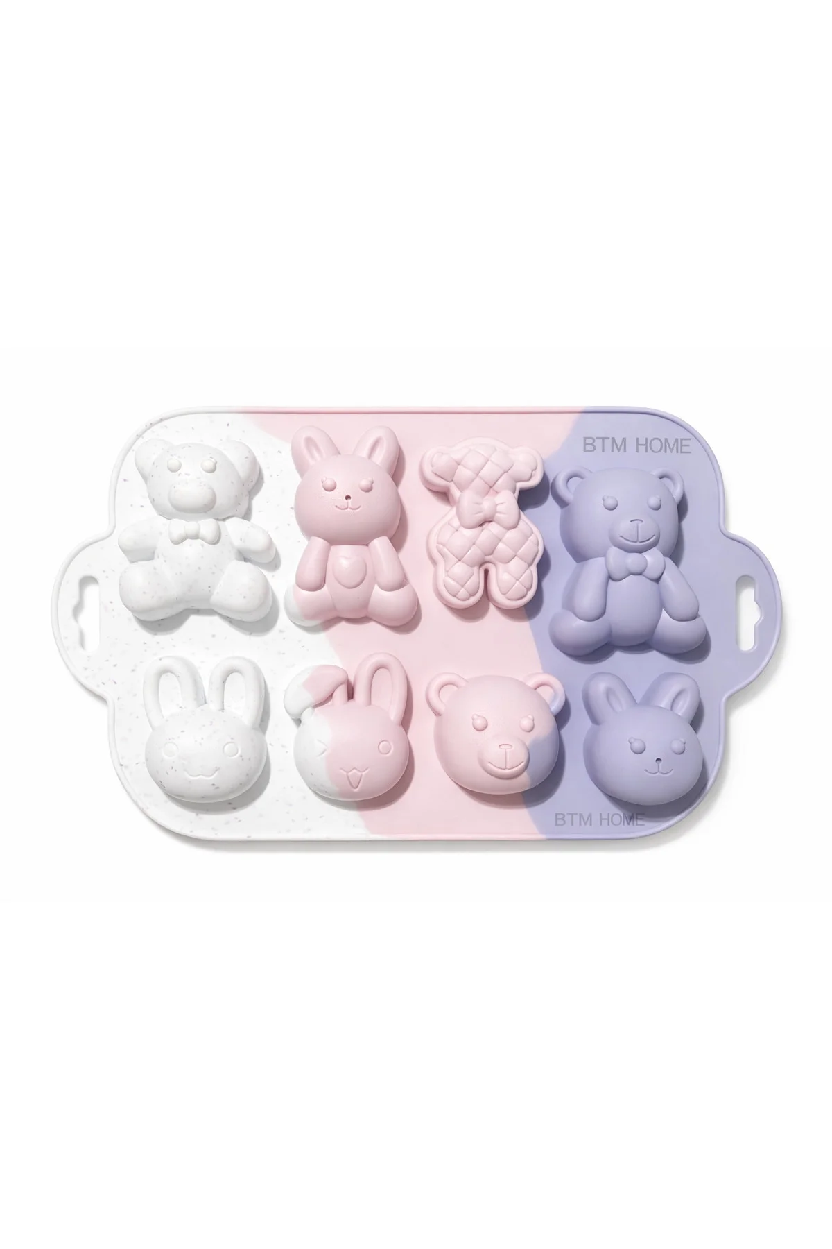 Silikon Figürlü Kek Kalıbı 8'li Mini Kek Muffin Çikolata Kalıbı Y