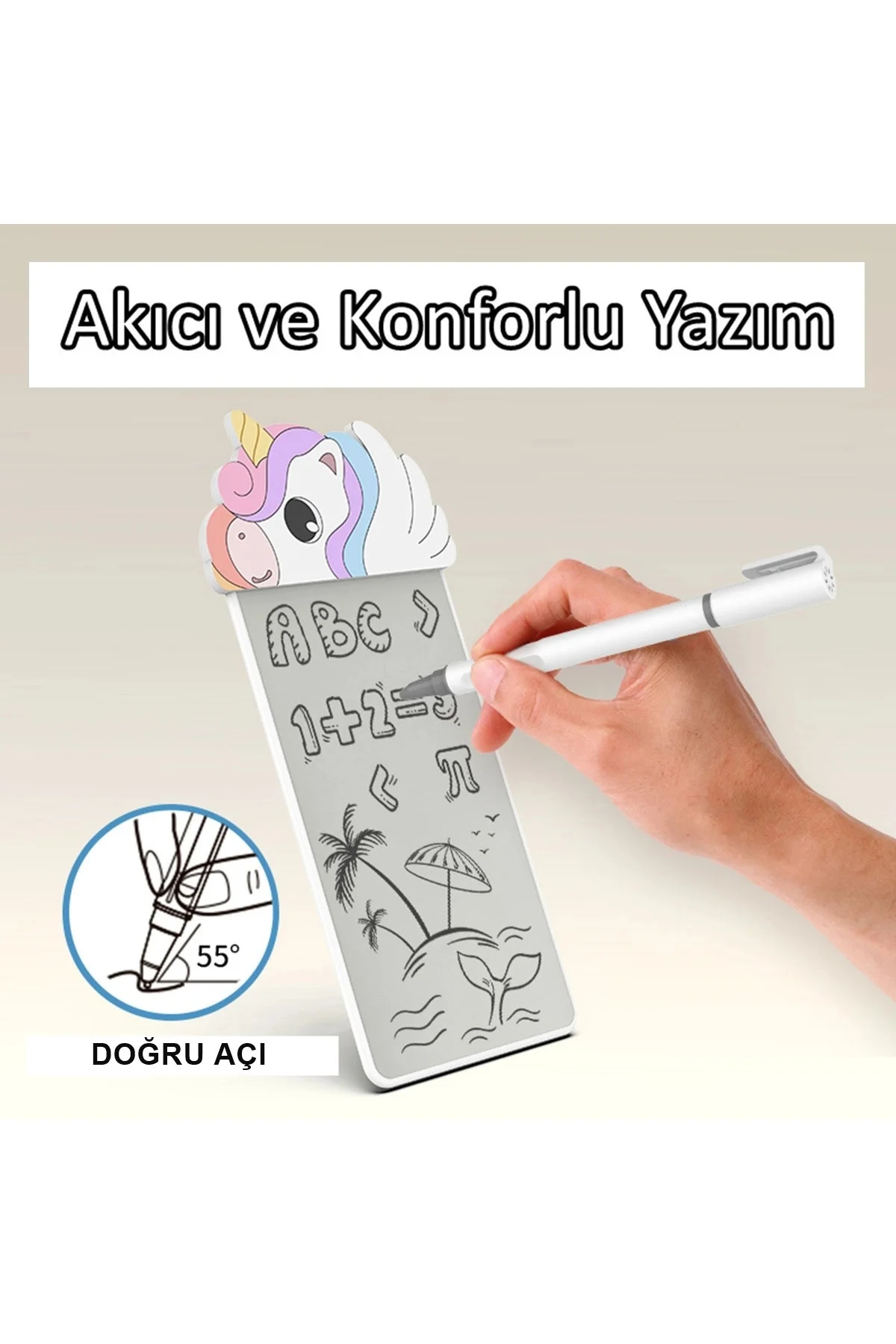 Silikon Figürlü Manyetik Mini Yazı Tahtası 5,5'' - 14 cm - Görsel 2