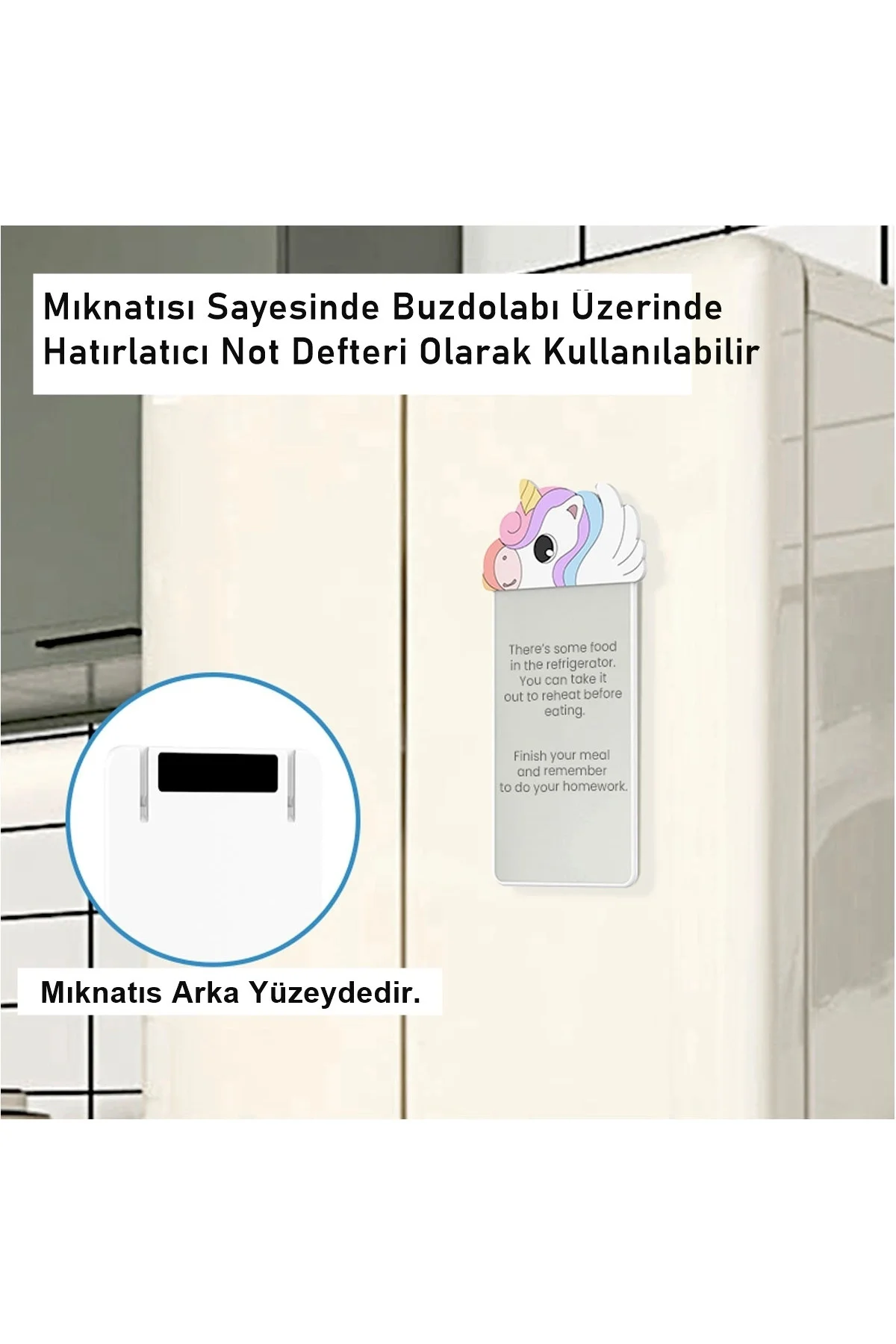 Silikon Figürlü Manyetik Mini Yazı Tahtası 5,5'' - 14 cm - Görsel 4