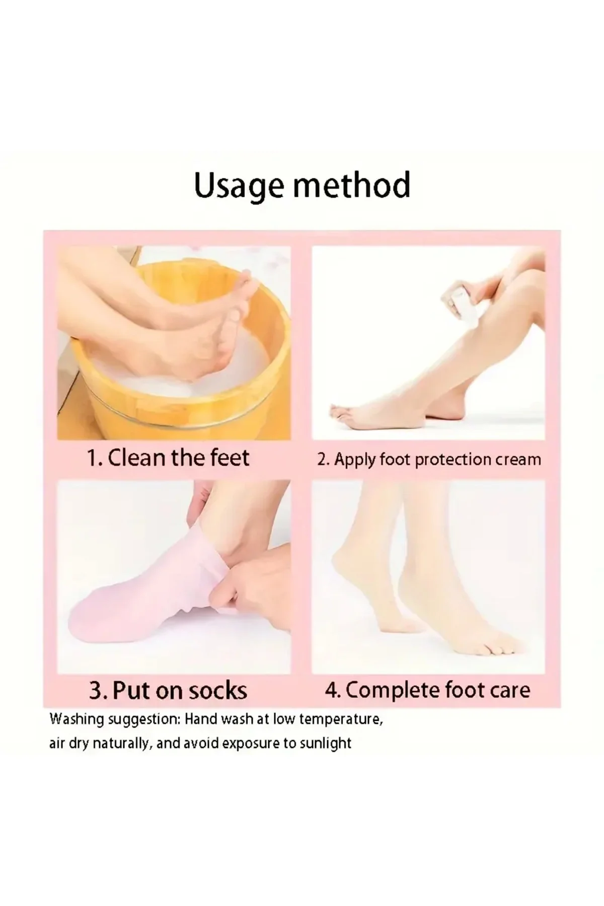 Silikon Jel Ayak Nemlendirici Çorap - Lisinya