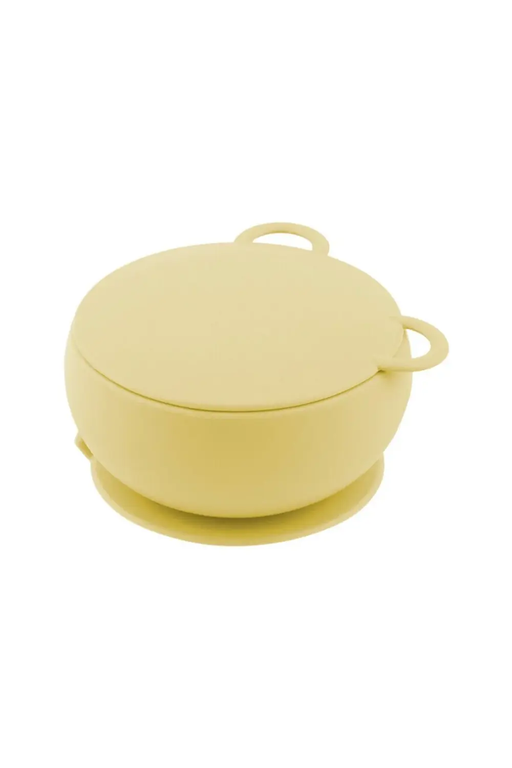 Silikon Kapaklı Kase Sarı