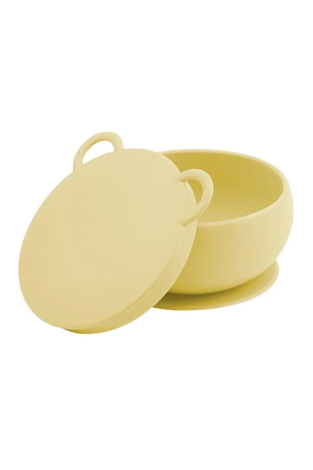 Silikon Kapaklı Kase Sarı