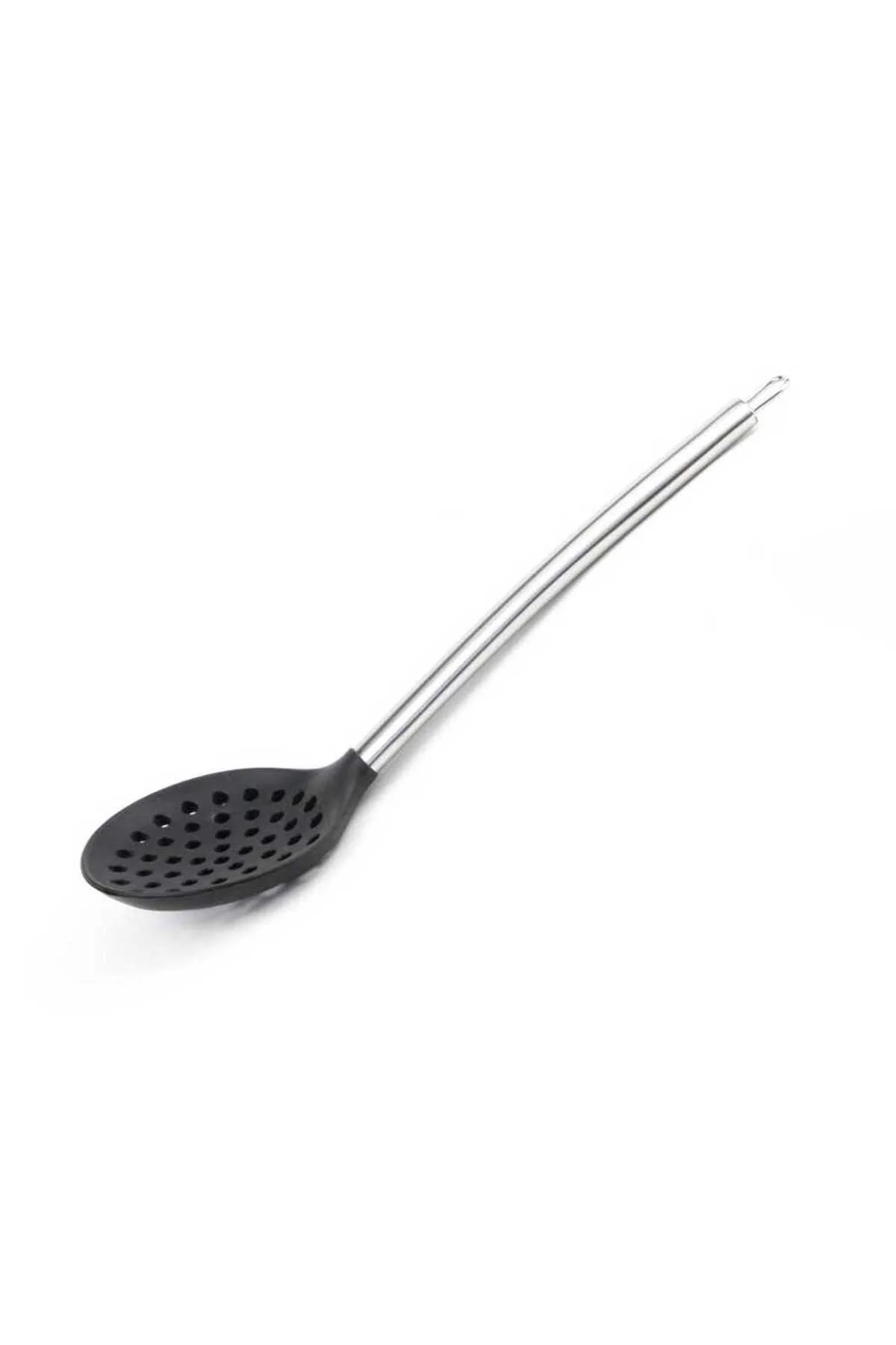 Silikon Kevgir Kaşığı Paslanmaz Saplı 35 cm