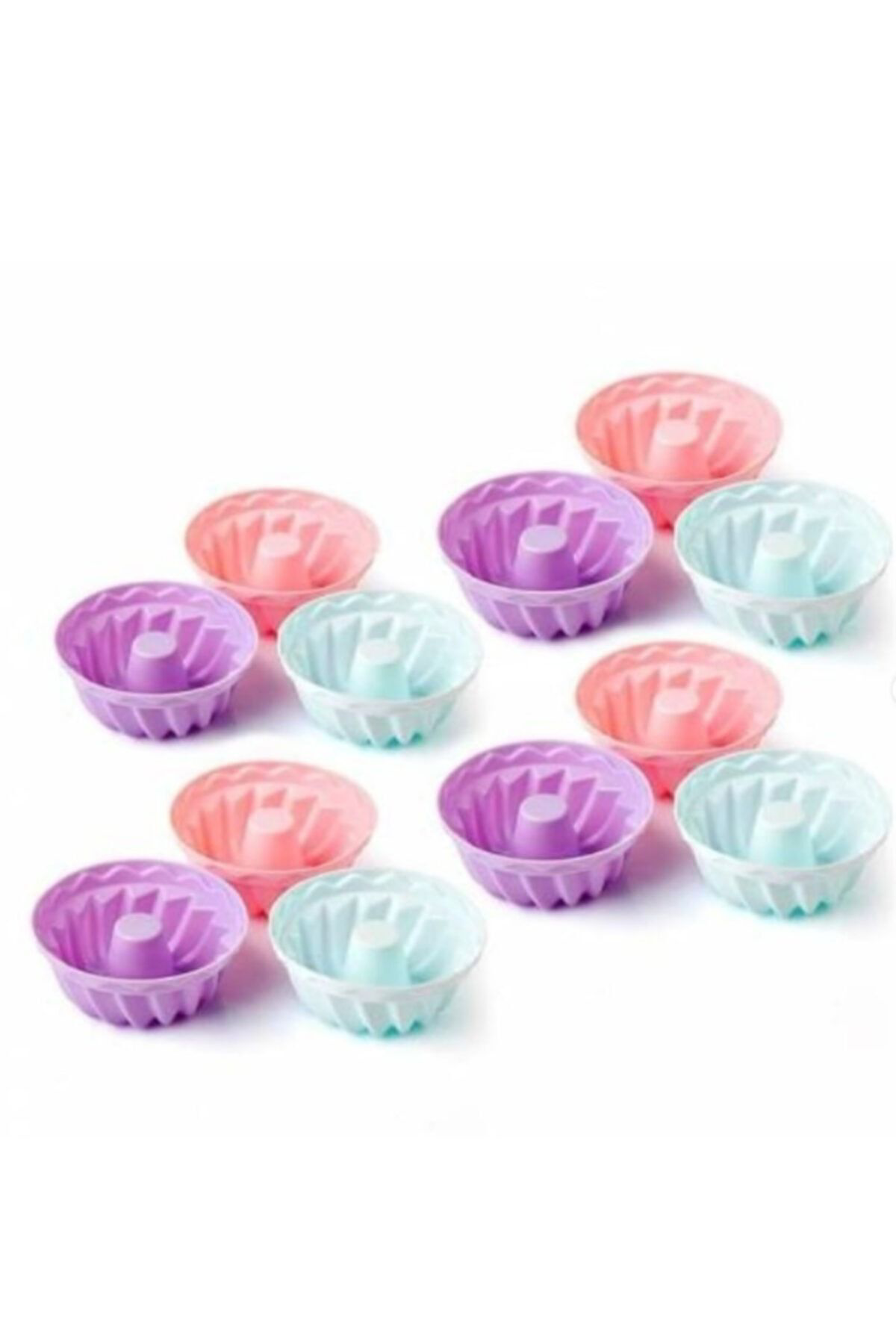 Silikon Küçük Boy 6'lı Kek,muffin Kalıbı