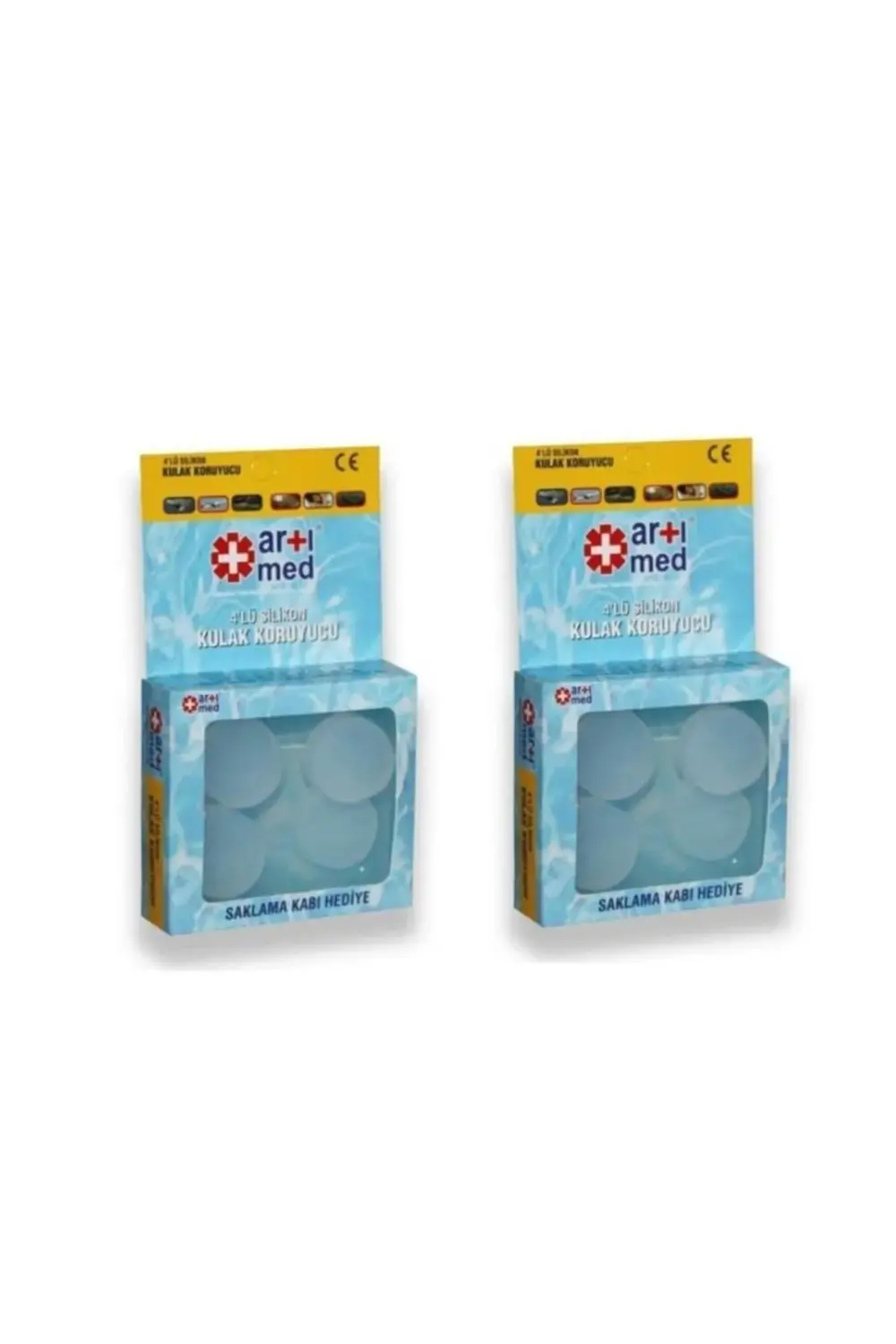 Silikon Kulak Tıkacı 4'lü x 2 ADET