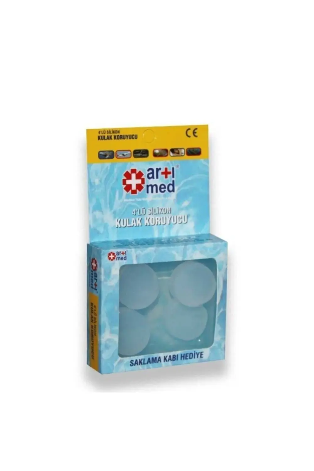 Silikon Kulak Tıkacı 4'lü