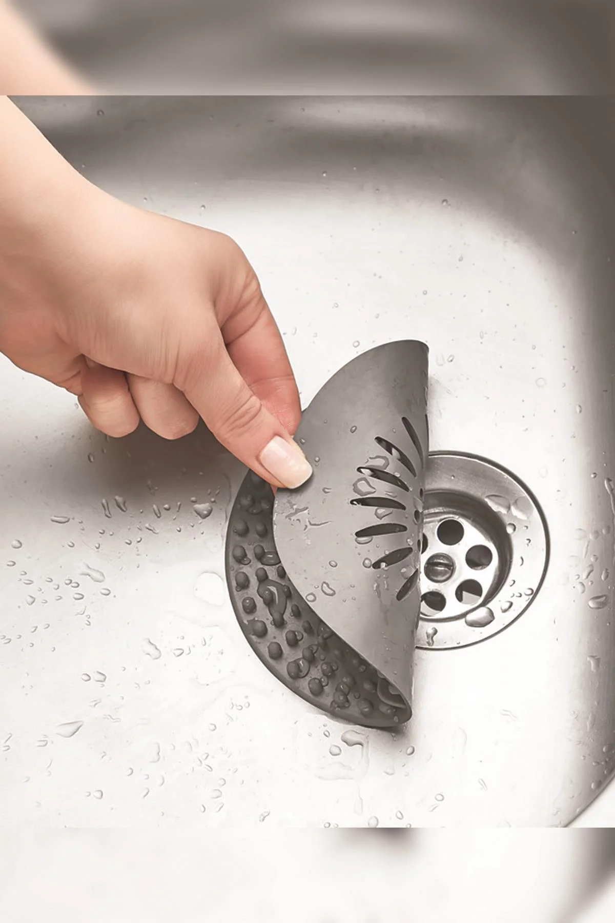 Silikon Lavabo Gideri Süzgeci - Görsel 3
