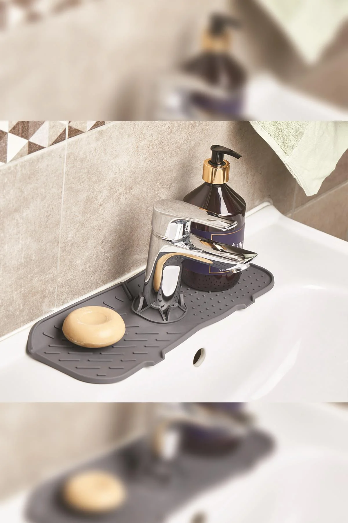 Silikon Lavabo Matı (13*36 CM) Silikon Lavabo Matı (13*36 CM) - Görsel 3
