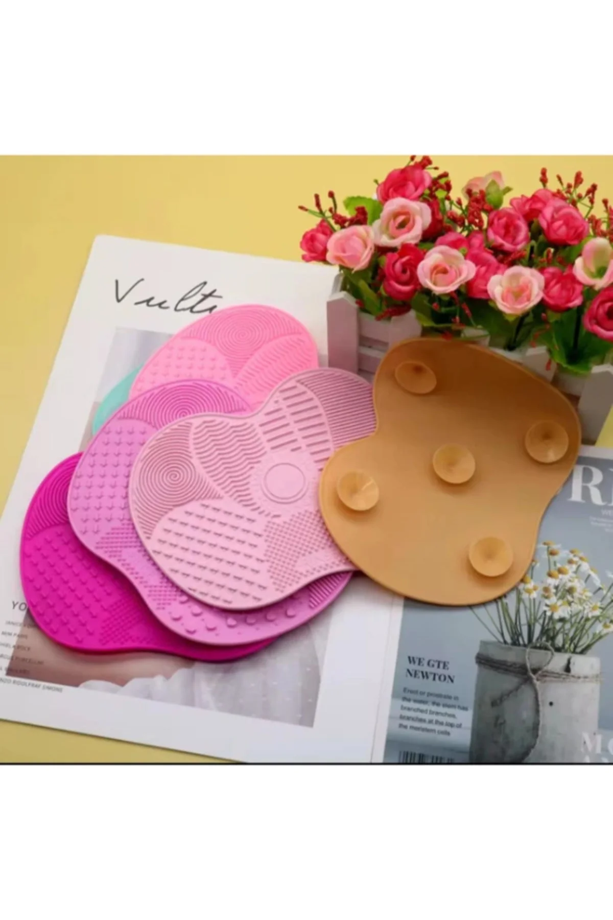 Silikon Makyaj Temizleme Matı