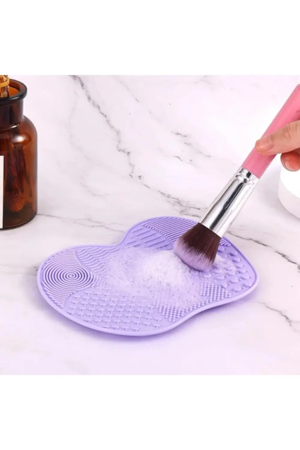 Silikon Makyaj Temizleme Matı