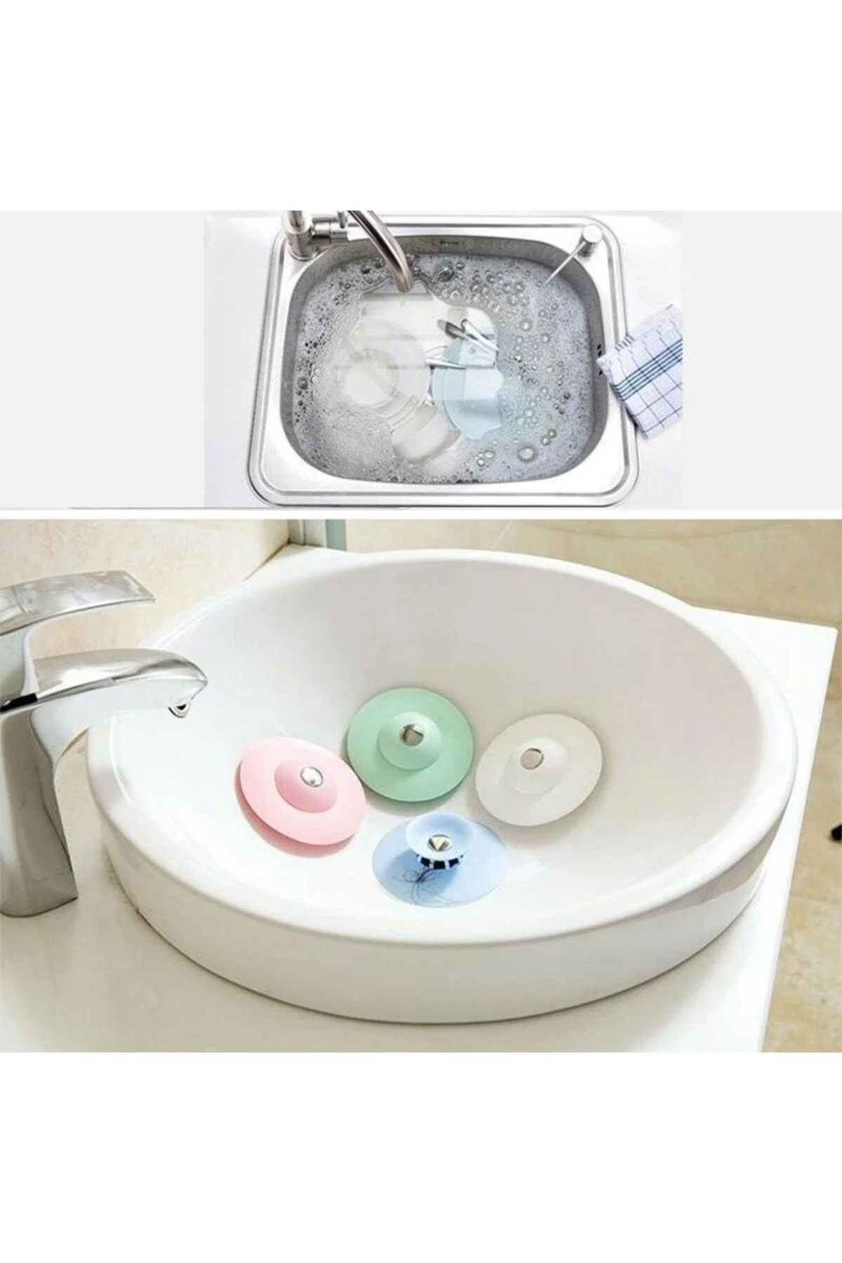 Silikon Malzeme Banyo Mutfak Gider Evye Lavabo İçine Çöp Tıpası Kaydırmaz Süzgeç Çeşitleri Modelleri Silikon Malzeme Banyo Mutfak Gider Evye Lavabo İçine Çöp Tıpası Kaydırmaz Süzgeç Çeşitleri Modelleri - Görsel 3