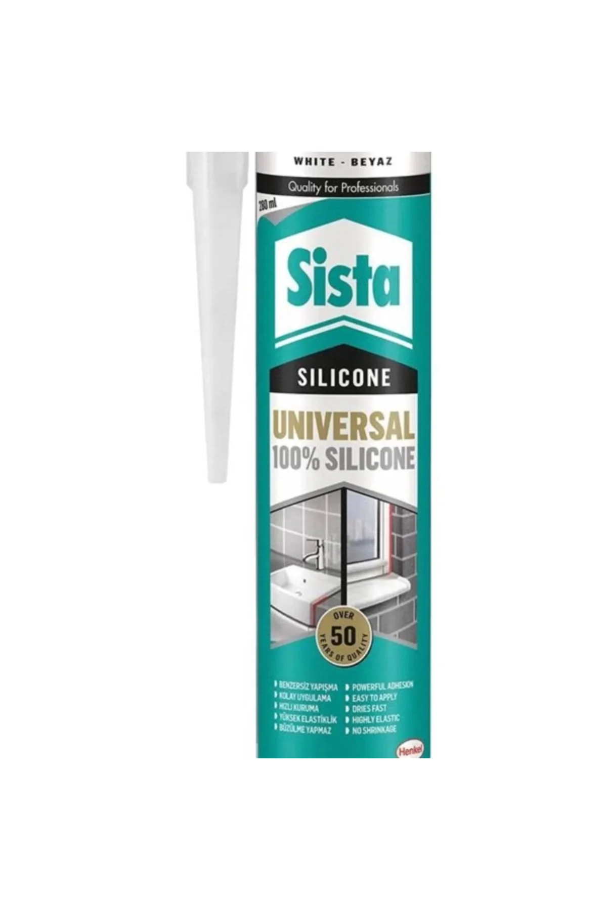 Silikon Mastik Universal, Çeşitli Yapı Elemanlarının Dolgusu ve Yapıştırılması için Güç
