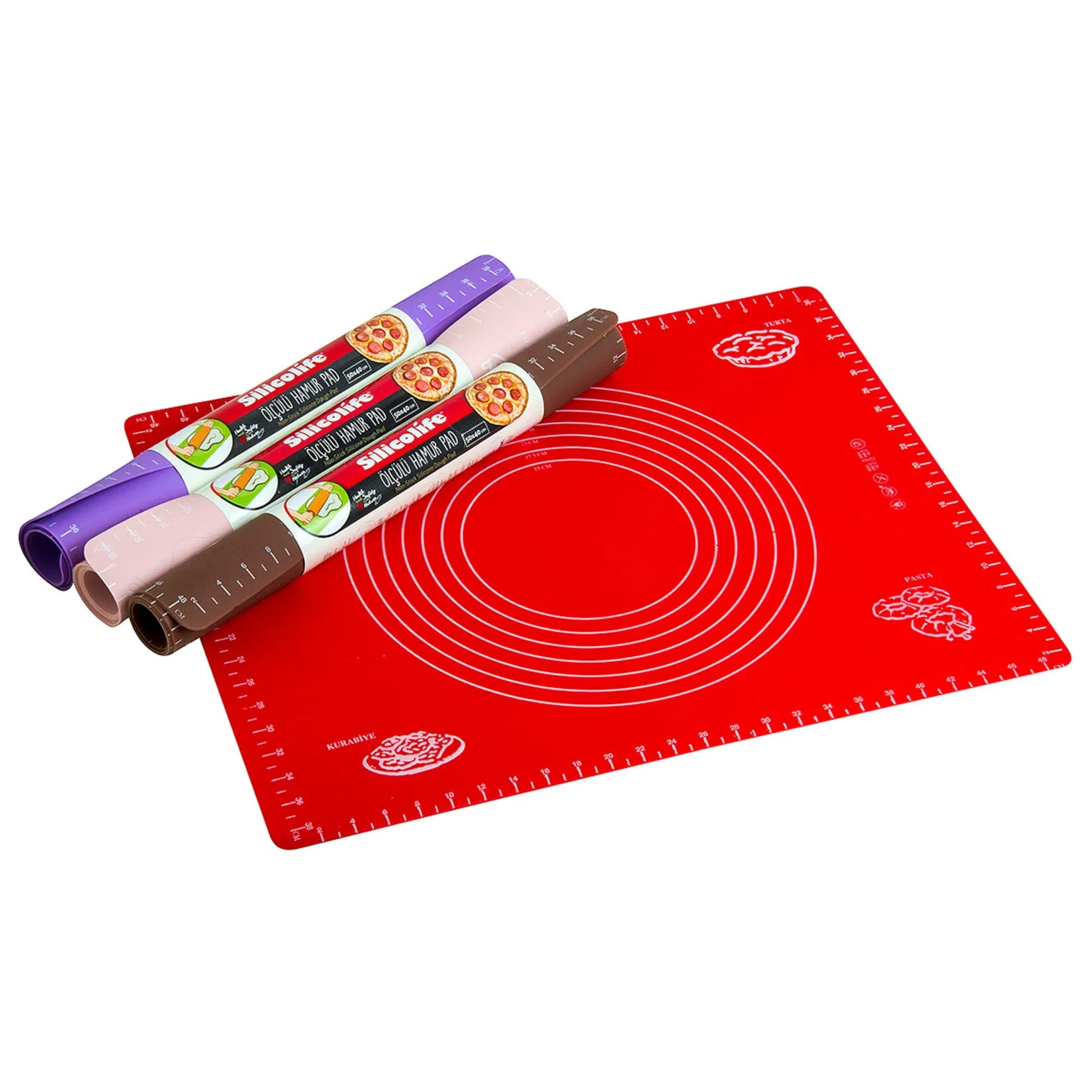 Silikon Ölçülü Hamur Açma Matı Hamur Açma Örtüsü Büyük Boy 50x40 Bx40 Fiyatı, Yorumları ve Özellikleri