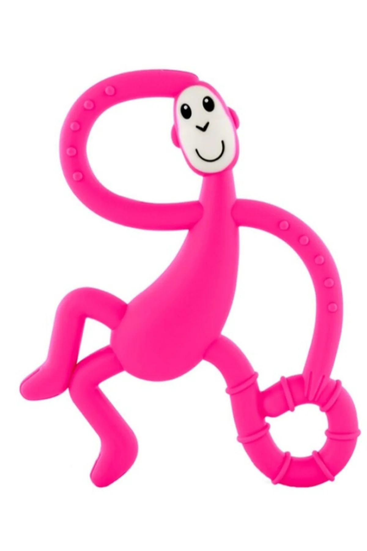 Silikon Pembe Maymun Diş Kaşıyıcı