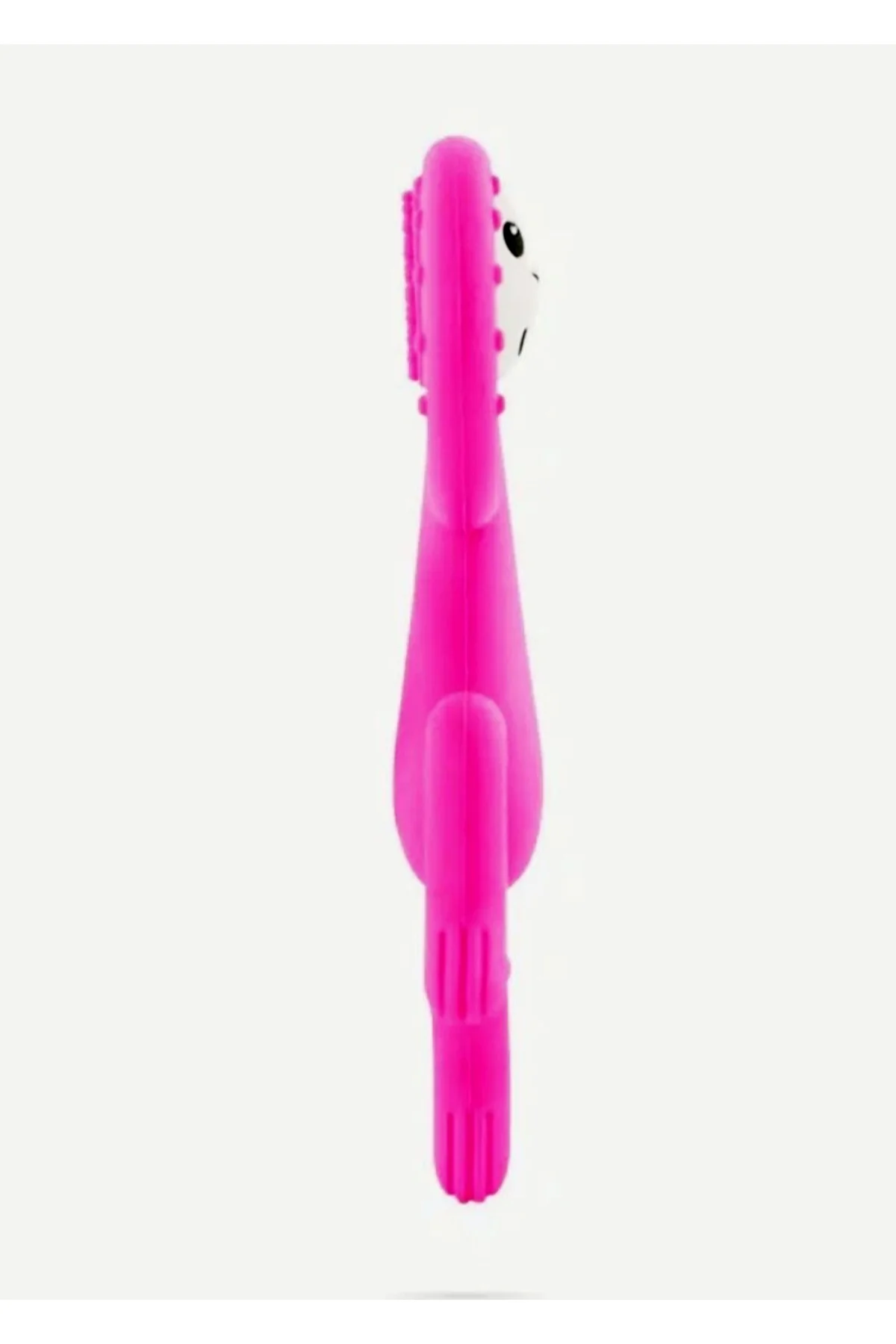 Silikon Pembe Maymun Diş Kaşıyıcı