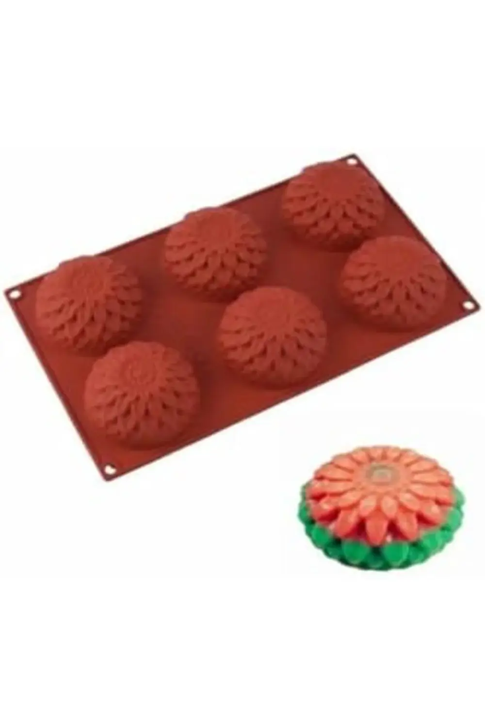 Silikon Sabun Kalıbı Kahverengi ecmelNM45 1178227