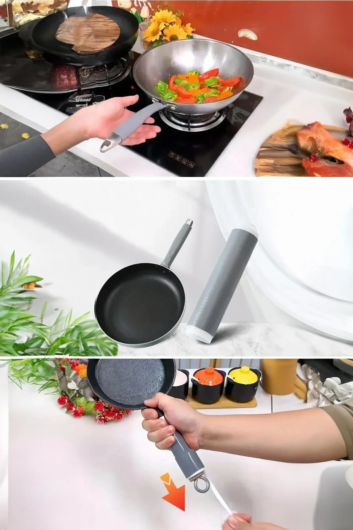 Silikon Saplı Pratik Mutfak Gereci Kaplama Uçlu Çok Amaçlı 14 cm Silikon Saplı Pratik Mutfak Gereci Kaplama Uçlu Çok Amaçlı 14 cm