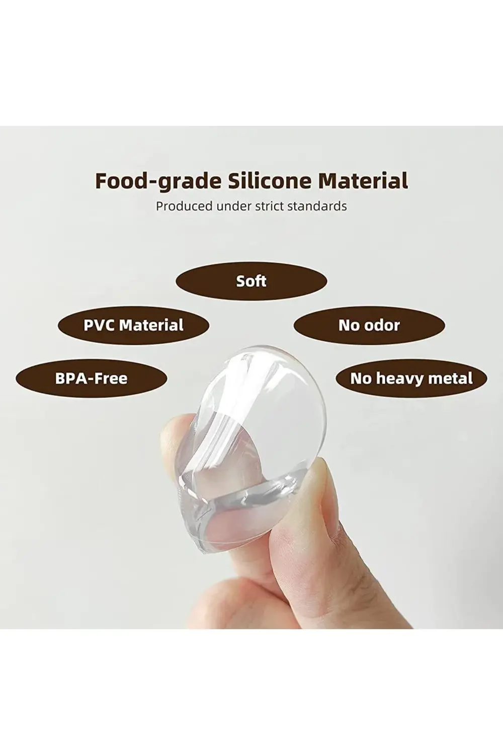 Silikon Şeffaf Masa Kenarı Köşe Koruması