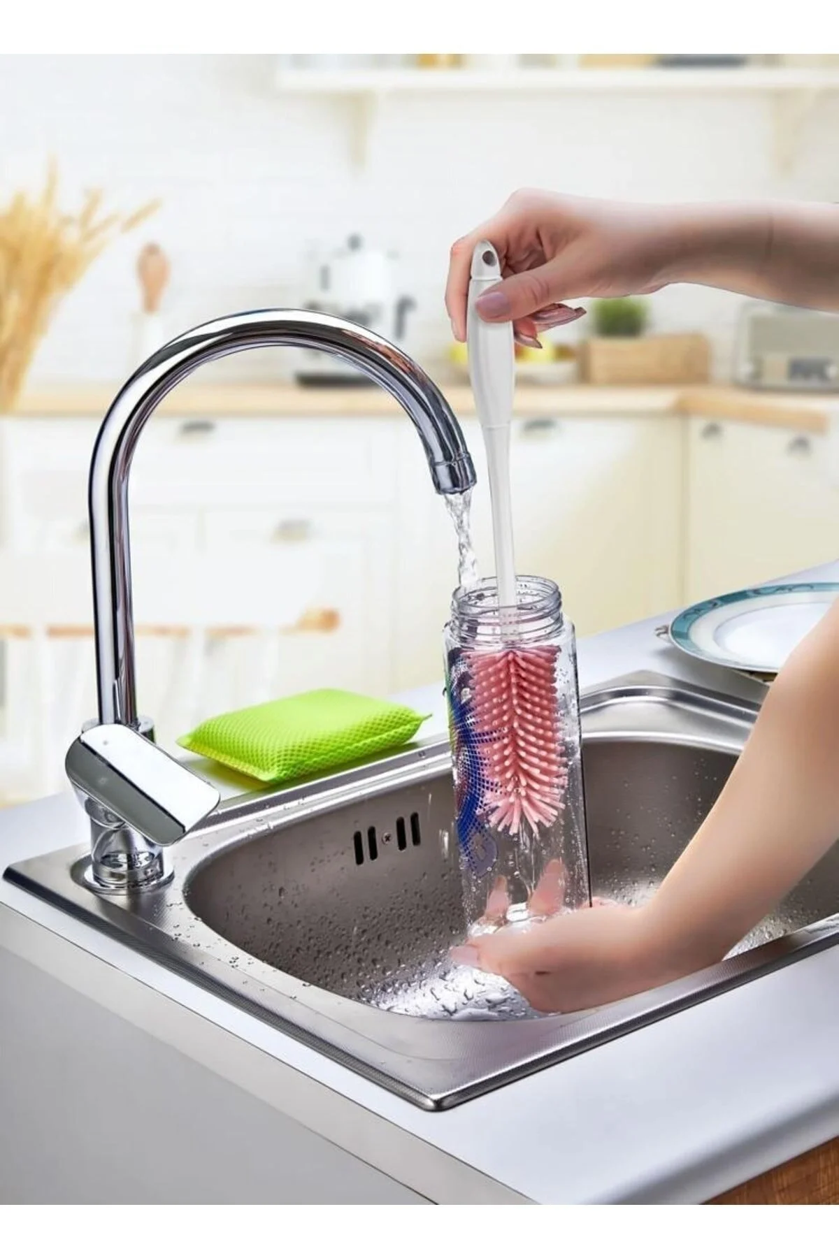 Silikon Şişe Biberon Konserve Kavanoz Matara Temizleme Fırçası Çok Amaçlı Temizleme Fırçası Bpa Free Bx40 Fiyatı, Yorumları ve Özellikleri