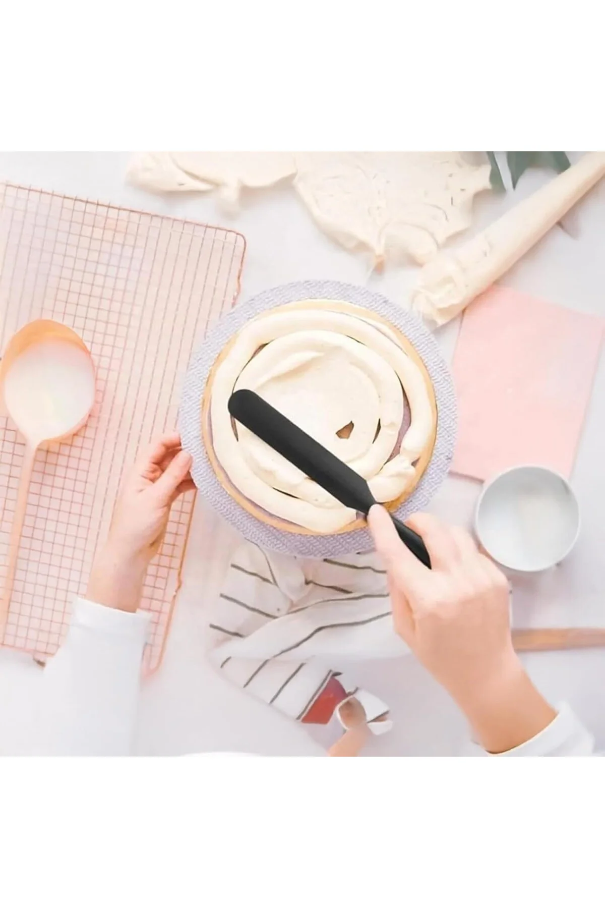 Silikon Spatula Seti 6’lı – Isıya Dayanıklı Yanmaz Yapışmaz Mutfa