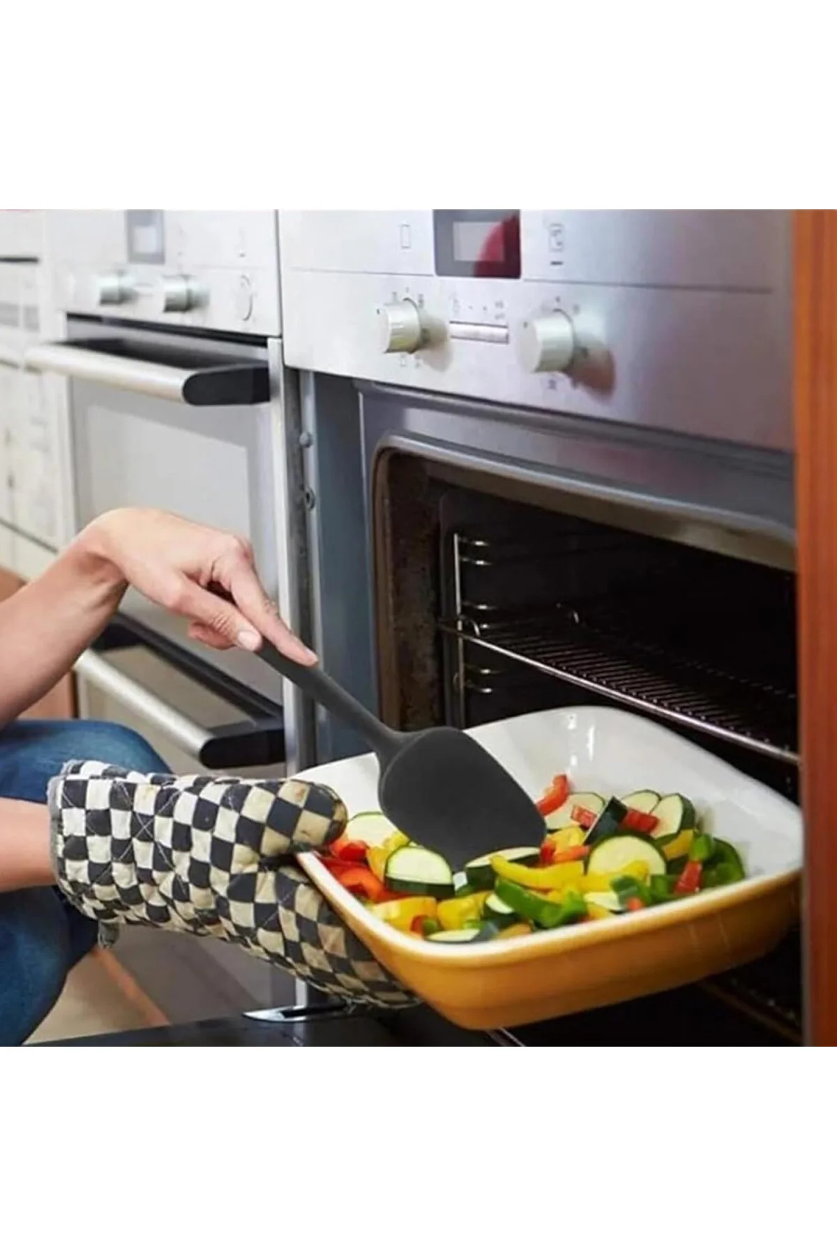 Silikon Spatula Seti 6’lı – Isıya Dayanıklı Yanmaz Yapışmaz Mutfa