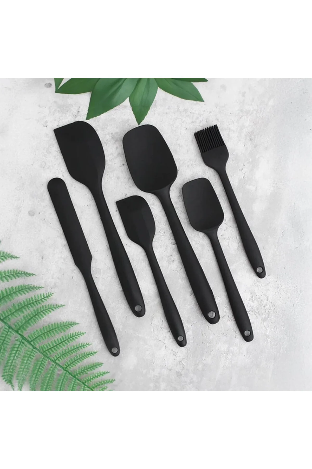 Silikon Spatula Seti 6’lı – Isıya Dayanıklı Yanmaz Yapışmaz Mutfa