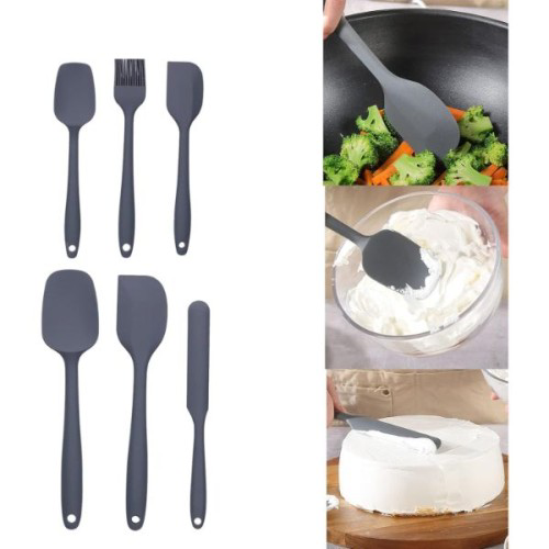 Just Cheap Store Silikon Spatula Ve Fırça Seti