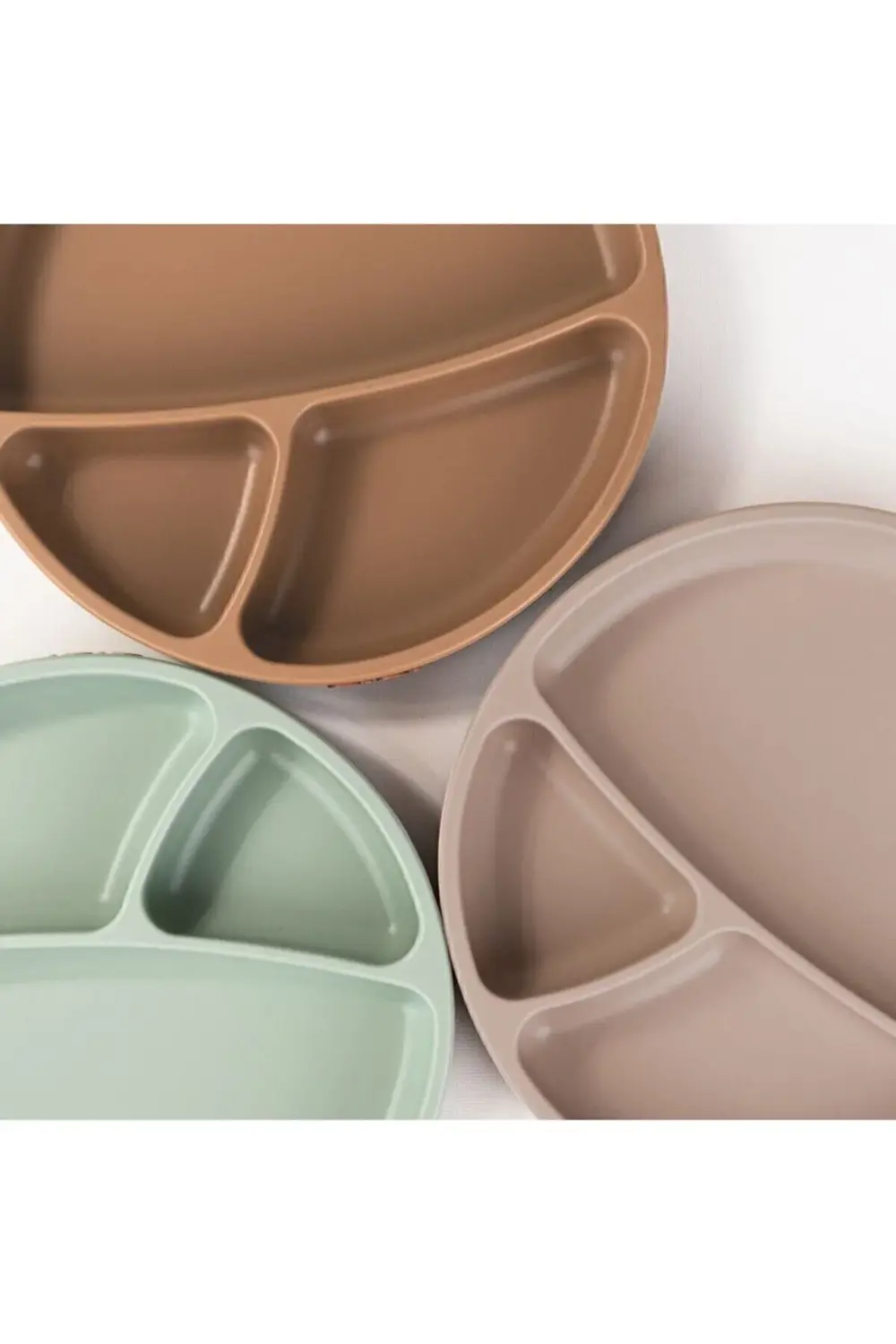 Silikon Tabak Vakum Tabanlı Porsiyon - Bubble Beige