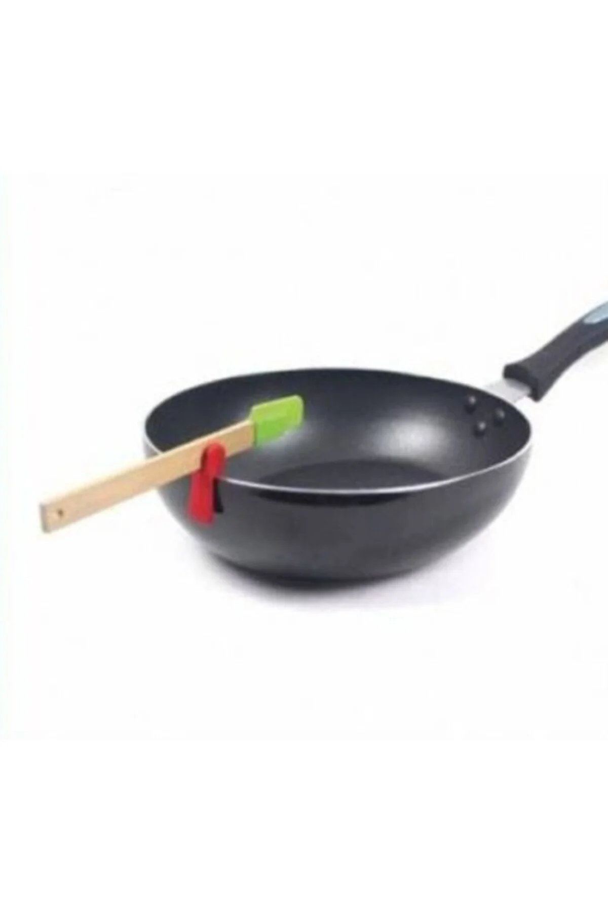 Silikon Tava Kaşık Tutacağı 3'lü Paket - Görsel 2