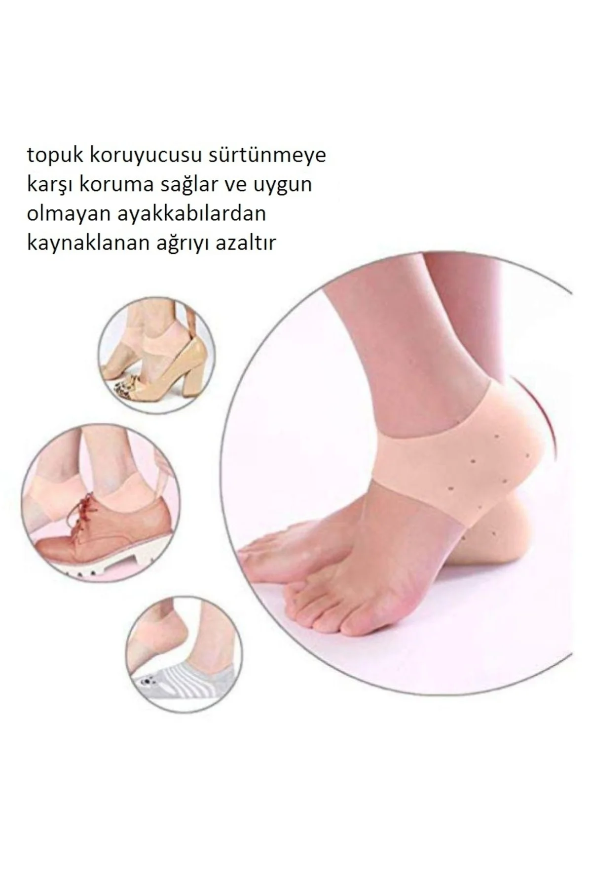 Silikon Topuk Koruyucu Çorap - Topuk Çatlağı Gömleği Fiyatı, Yorumları ve Özellikleri