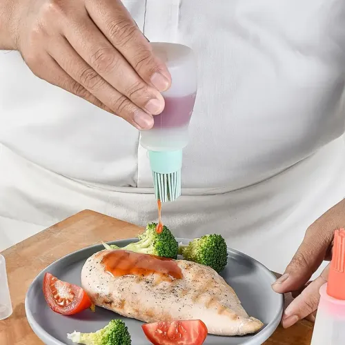 Silikon Uçlu Fırçalı Yağdanlık Hassas Ölçüm ve Uygulama İçin Yağd