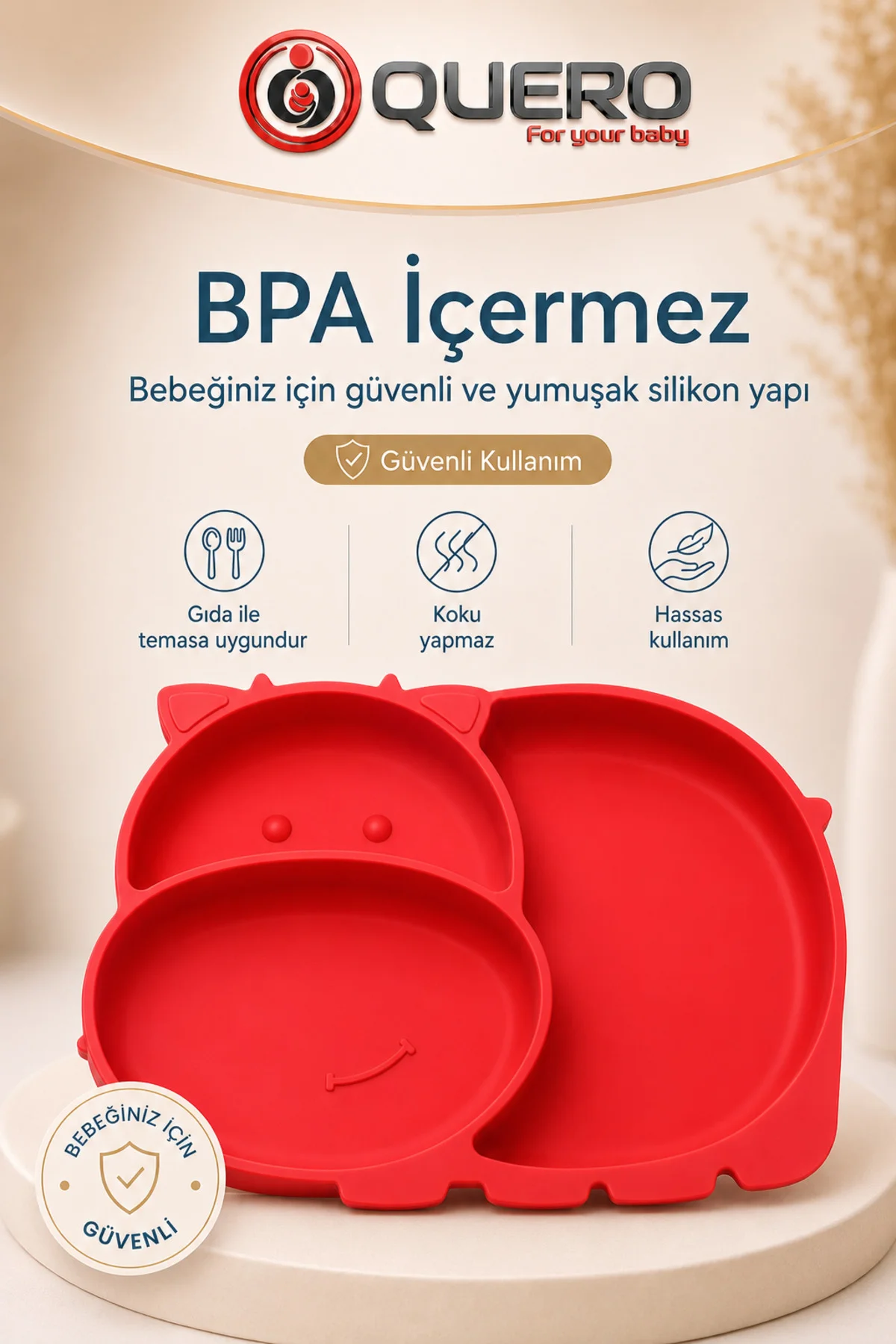 Silikon Vakumlu Bölmeli Mama Tabağı, Bebek Mama Tabağı, Vakumlu Bebek Çocuk Mama Tabağı 3 Bölmeli Mama Tabağı Fiyatı, Yorumları ve Özellikleri