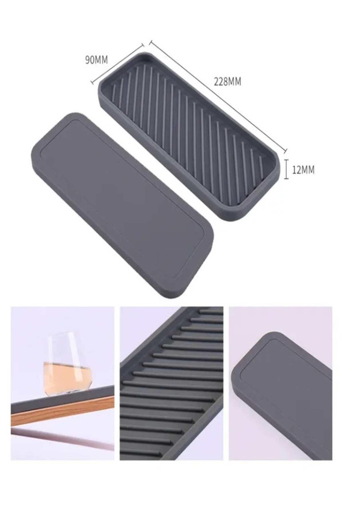 Silikon Yağdanlık & Sabunluk Altlığı | Kaymaz, Dayanıklı Ve Çok A