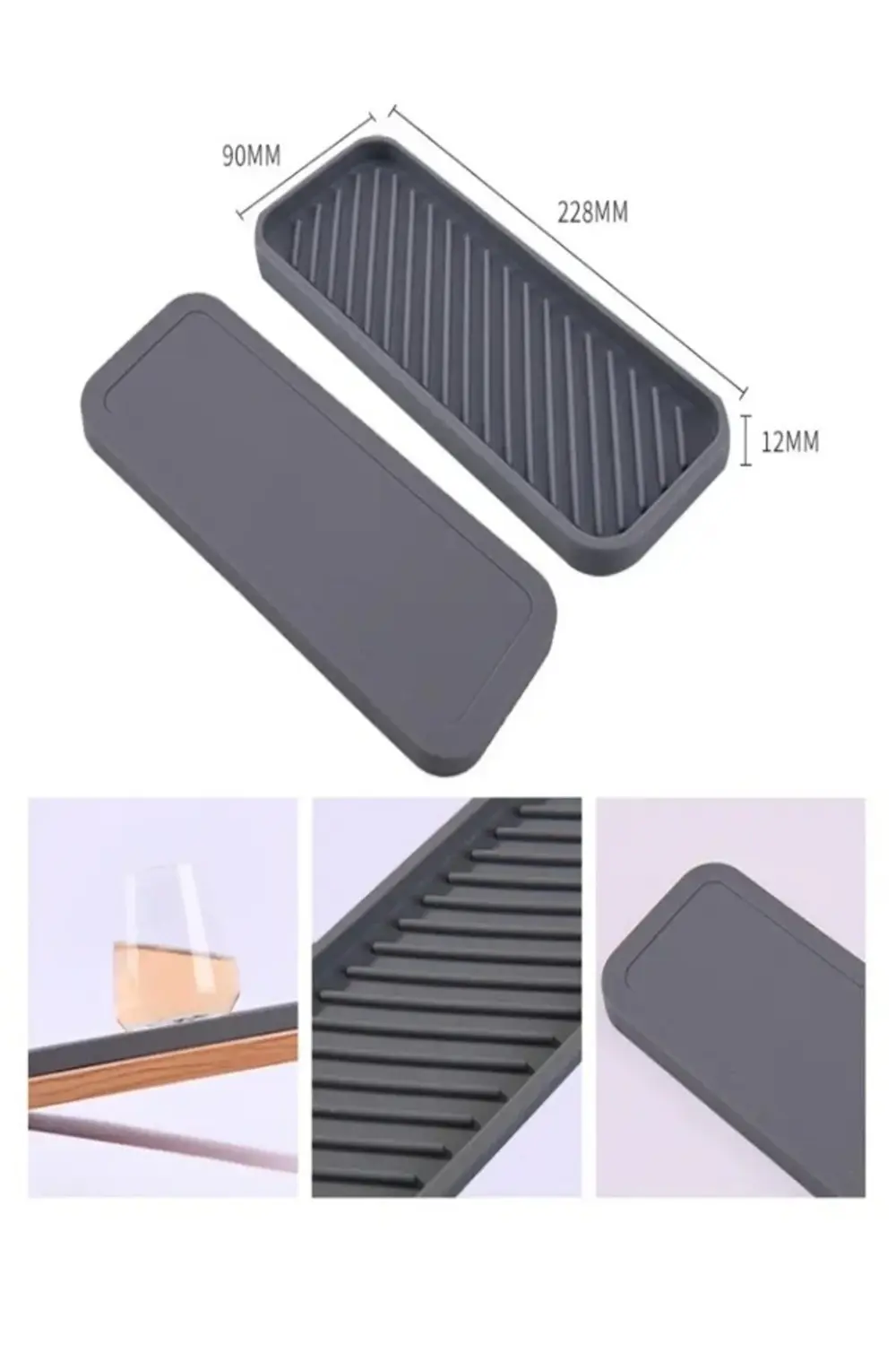 Silikon Yağdanlık & Sabunluk Altlığı | Kaymaz, Dayanıklı Ve Çok A