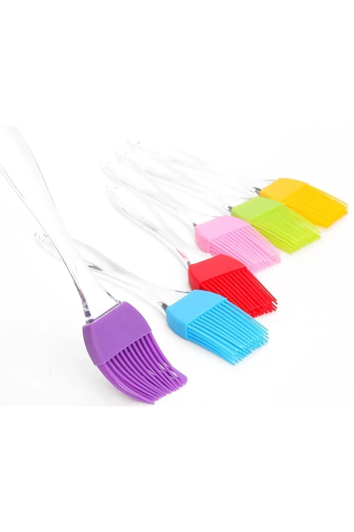 Just Cheap Store Silikon Yumurta Hamur Firçasi, Silikon Uçlu Yumurta Firçasi Renkl