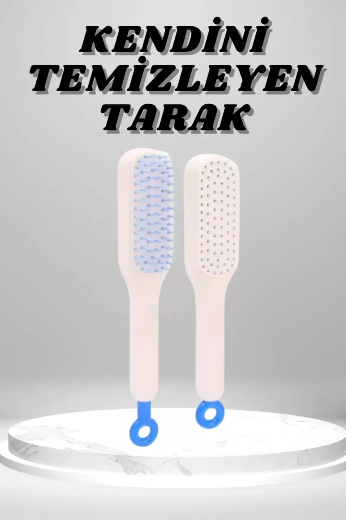 Silikon Yumuşak Sıkı Dişli Sihirli Geri Çekilebilir Tarak Kendini
