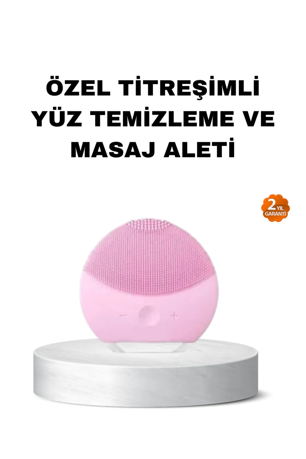 Silikon Yüz Temizleme ve Masaj Aleti – Su Geçirmez, Taşınabilir v
