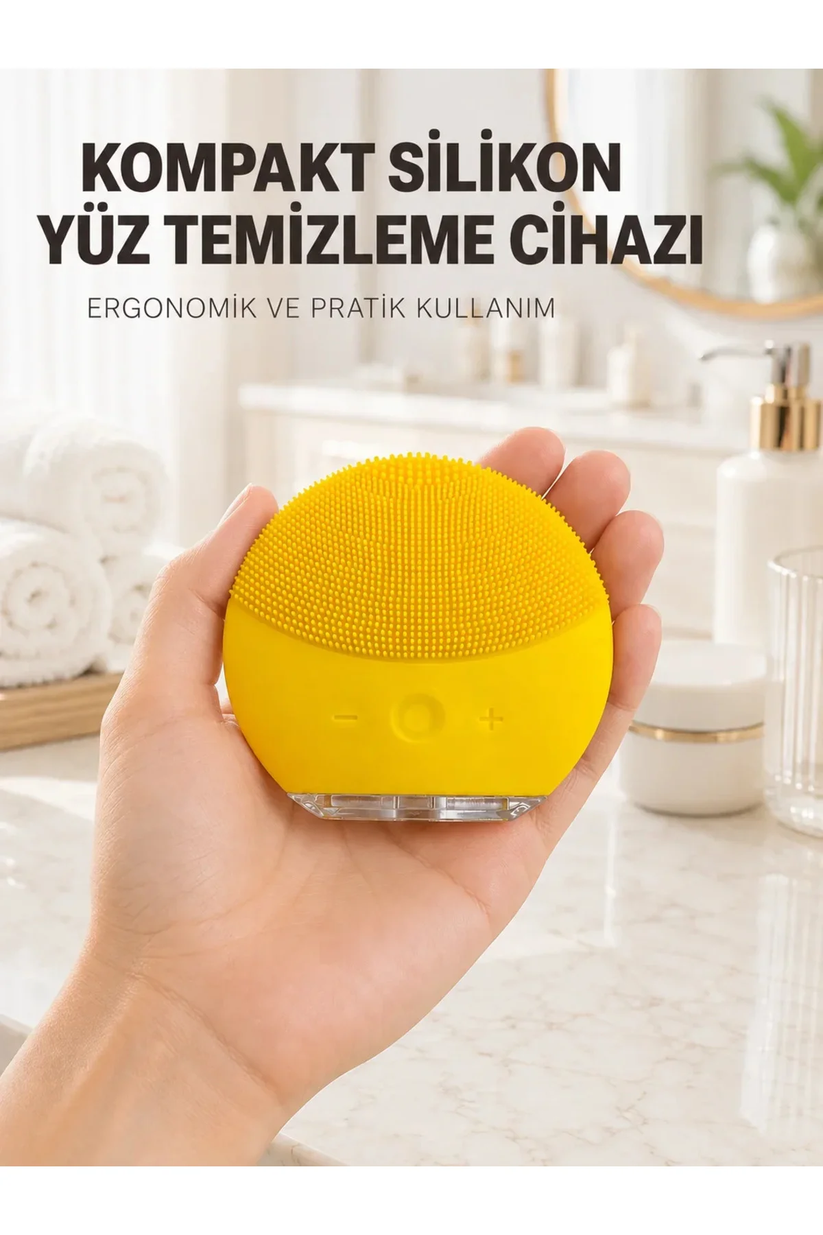 Silikon Yüz Tezleme Fırçası Titreşim Ayarlı USB Şarjlı Cilt Bakım Cihazı Silikon Yüz Tezleme Fırçası Titreşim Ayarlı USB Şarjlı Cilt Bakım Cihazı