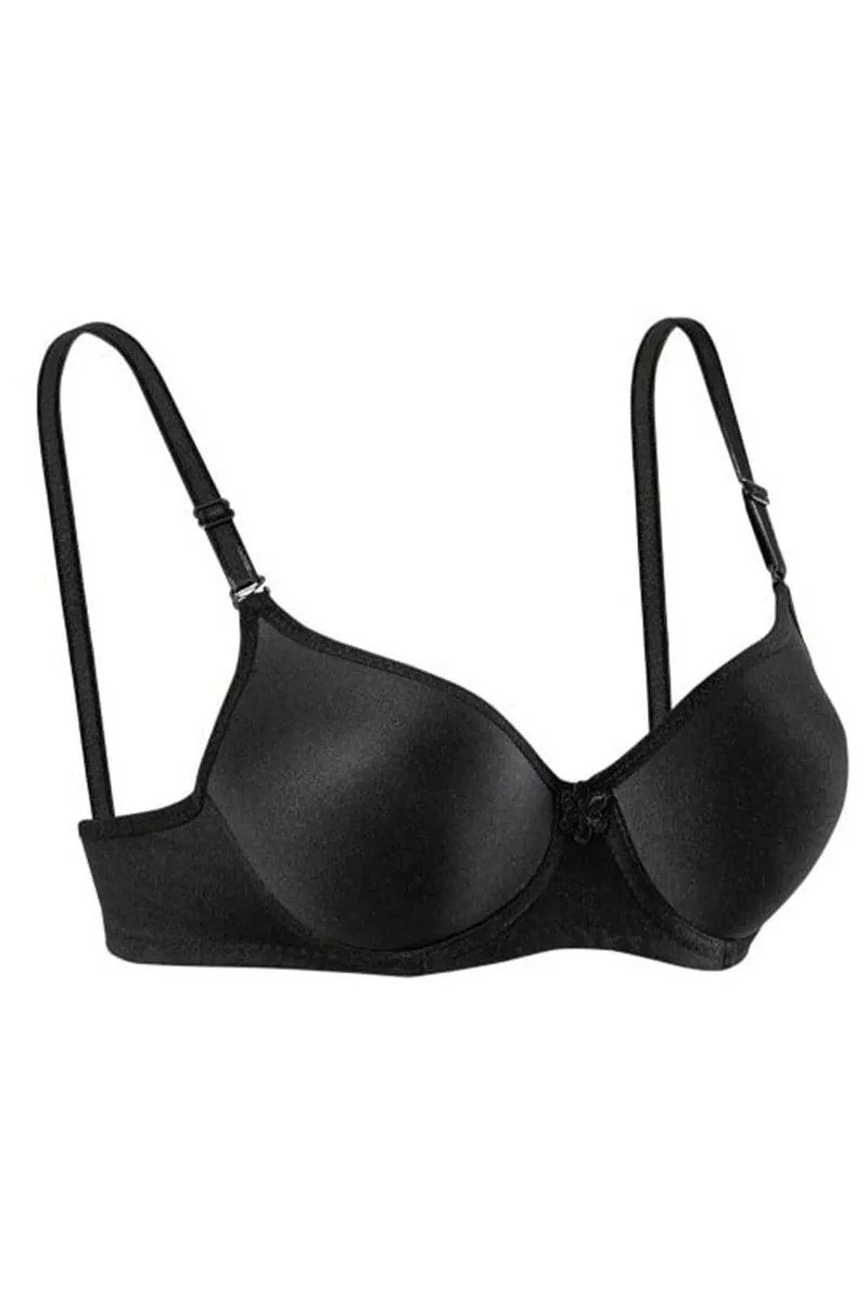 Silikonlu Desteksiz Telli Sütyen Siyah – %70 Polyester %30 Pamuklu Rahat İç Çamaşırı Fiyatı, Yorumları ve Özellikleri