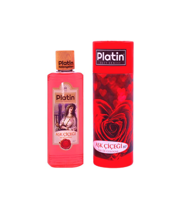 Platin Kolonya & Parfüm Silindir Kutulu Elit Seri 250Cc.80° Aşk Çiçeği Kolonyasi