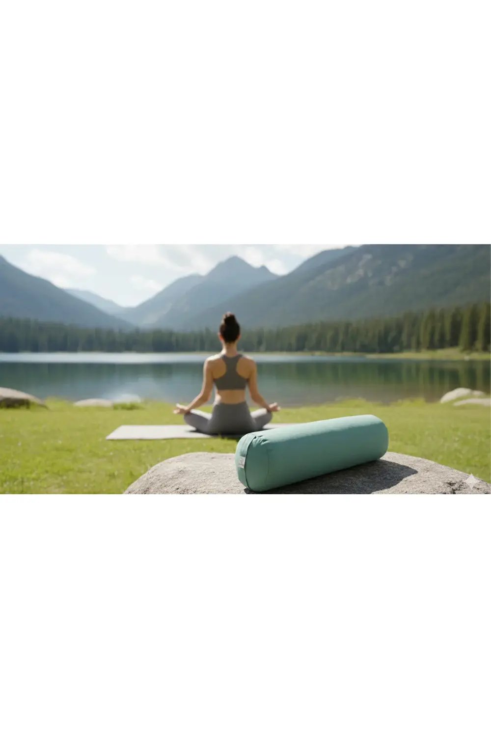 Silindir Yoga - Meditasyon Minderi - Spor - Pilates - Egzesiz - A