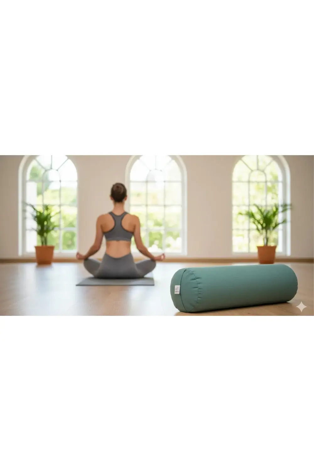 Silindir Yoga - Meditasyon Minderi - Spor - Pilates - Egzesiz - A