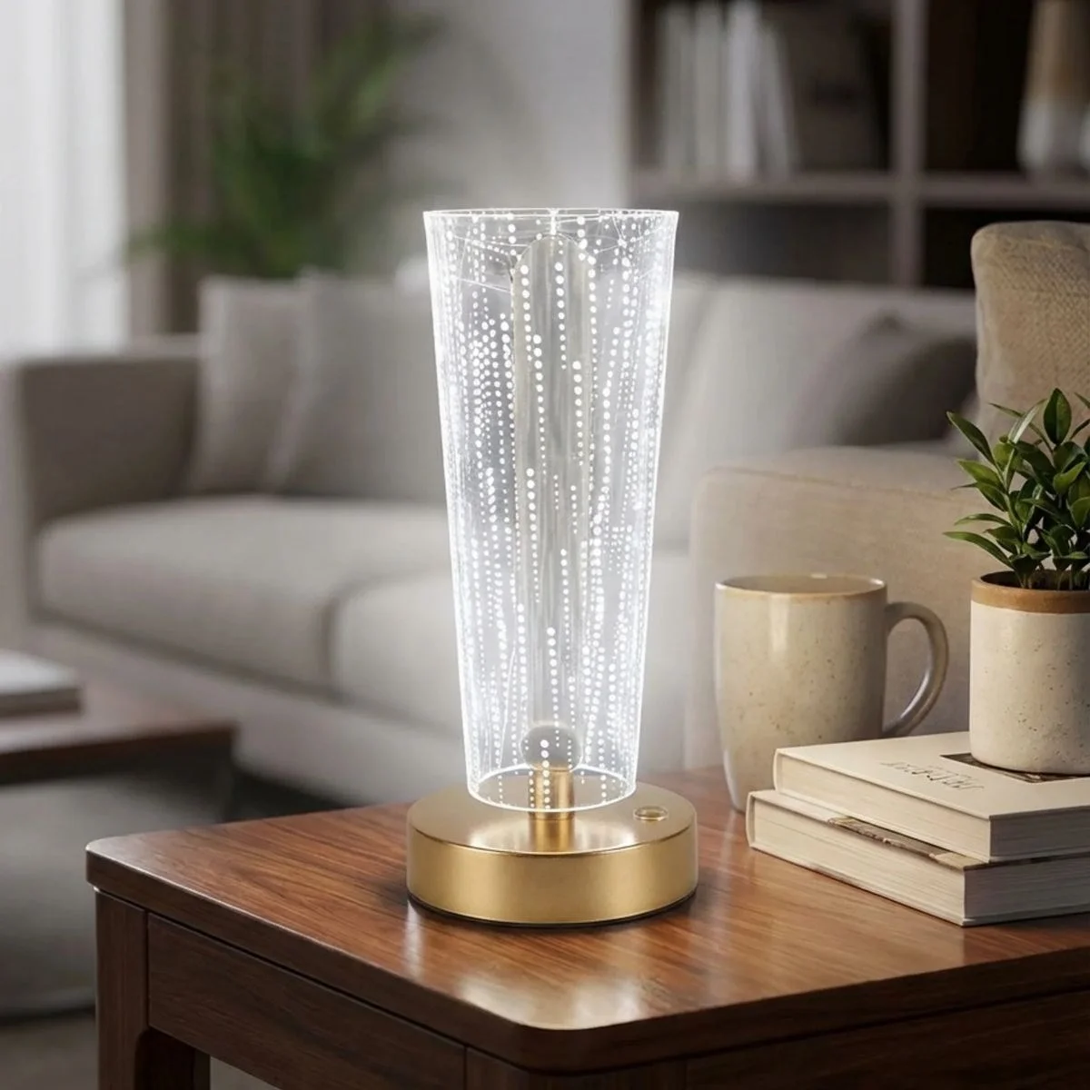Silindirik Kristal Nokta Model Led Masa Lambası – Gold Tabanlı, Dokunmatik, 3 Renk Işık Modlu, Şarjlı Modern Dekoratif Gece Lambası Bx40 Fiyatı, Yorumları ve Özellikleri