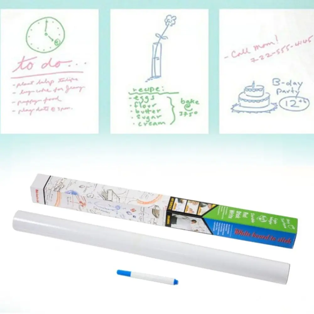 Silinebilir Kalemli Sticker Duvara Yapışabilen Yazı Tahtası 60x2 Silinebilir Kalemli Sticker Duvara Yapışabilen Yazı Tahtası 60x2