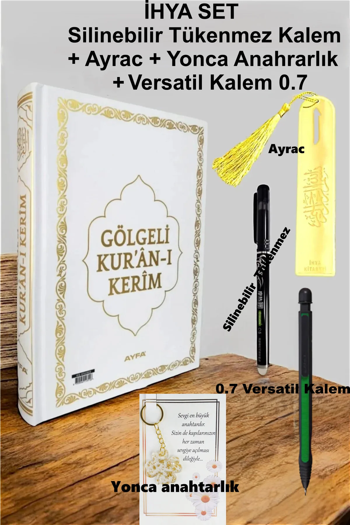 Silinebilir Tükenmez Kalemli Gölgeli Kuranı Kerim Kendin Yaz-ezbe