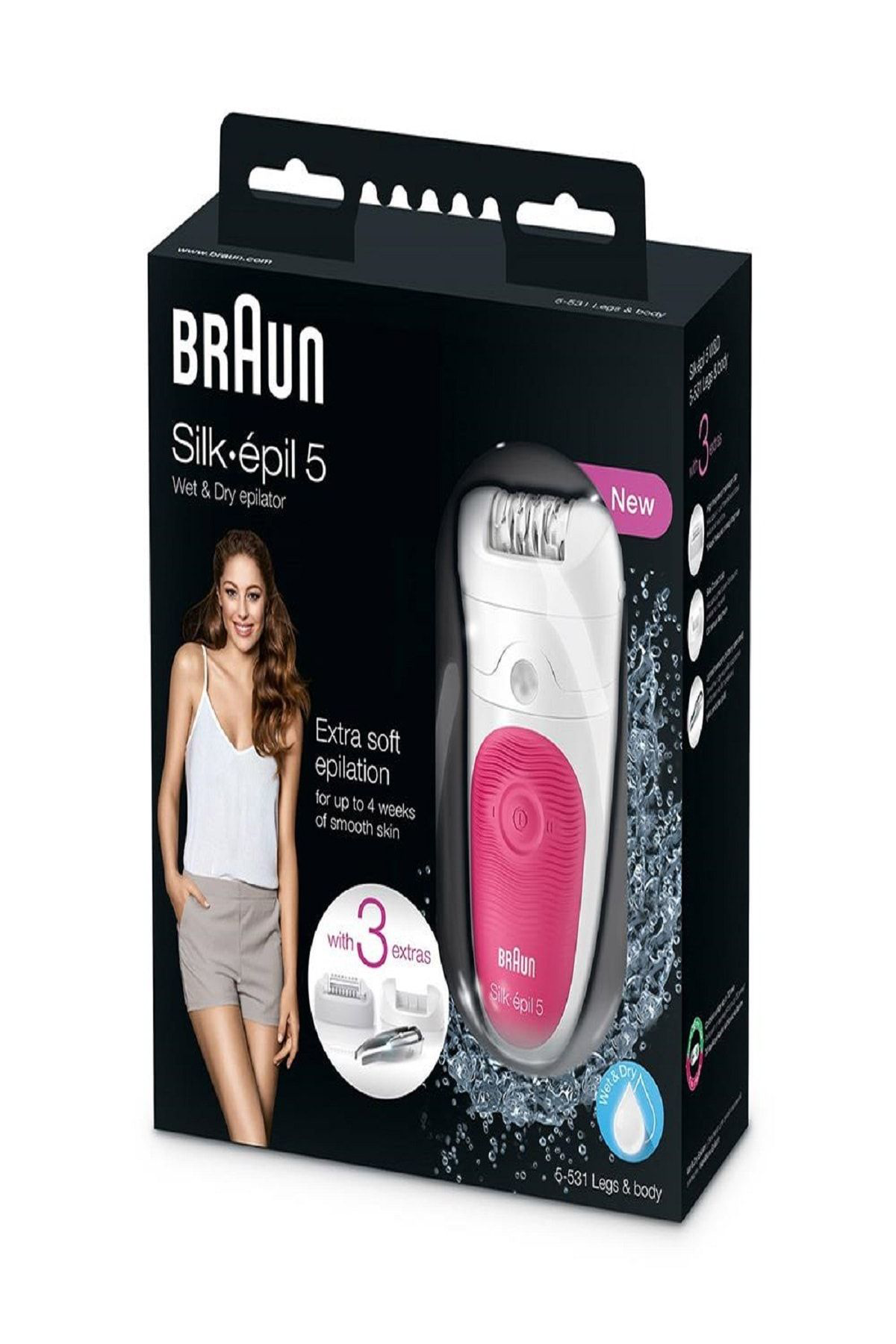 Silk-épil 5 5531 Islak ve Kuru Kablosuz Epilatör