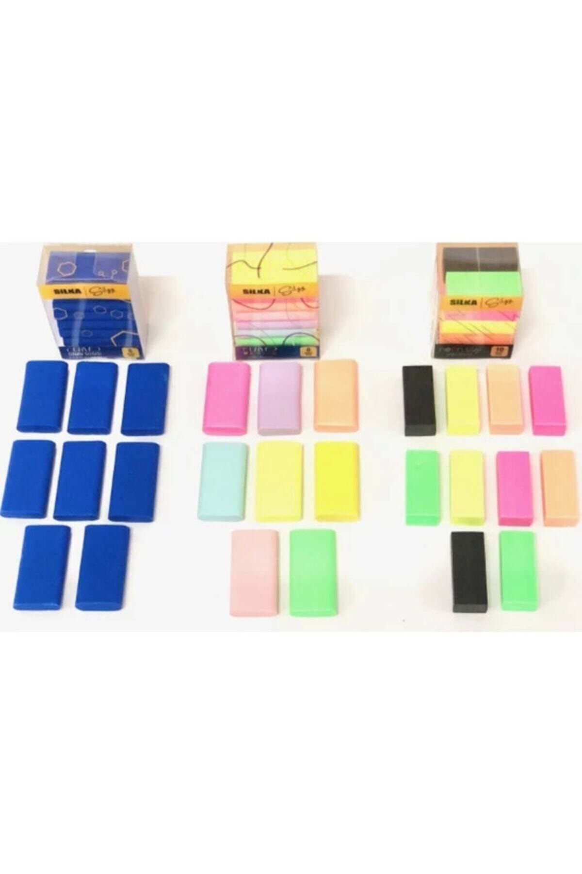 Silkar Silka Silgi Seti 3'Lü