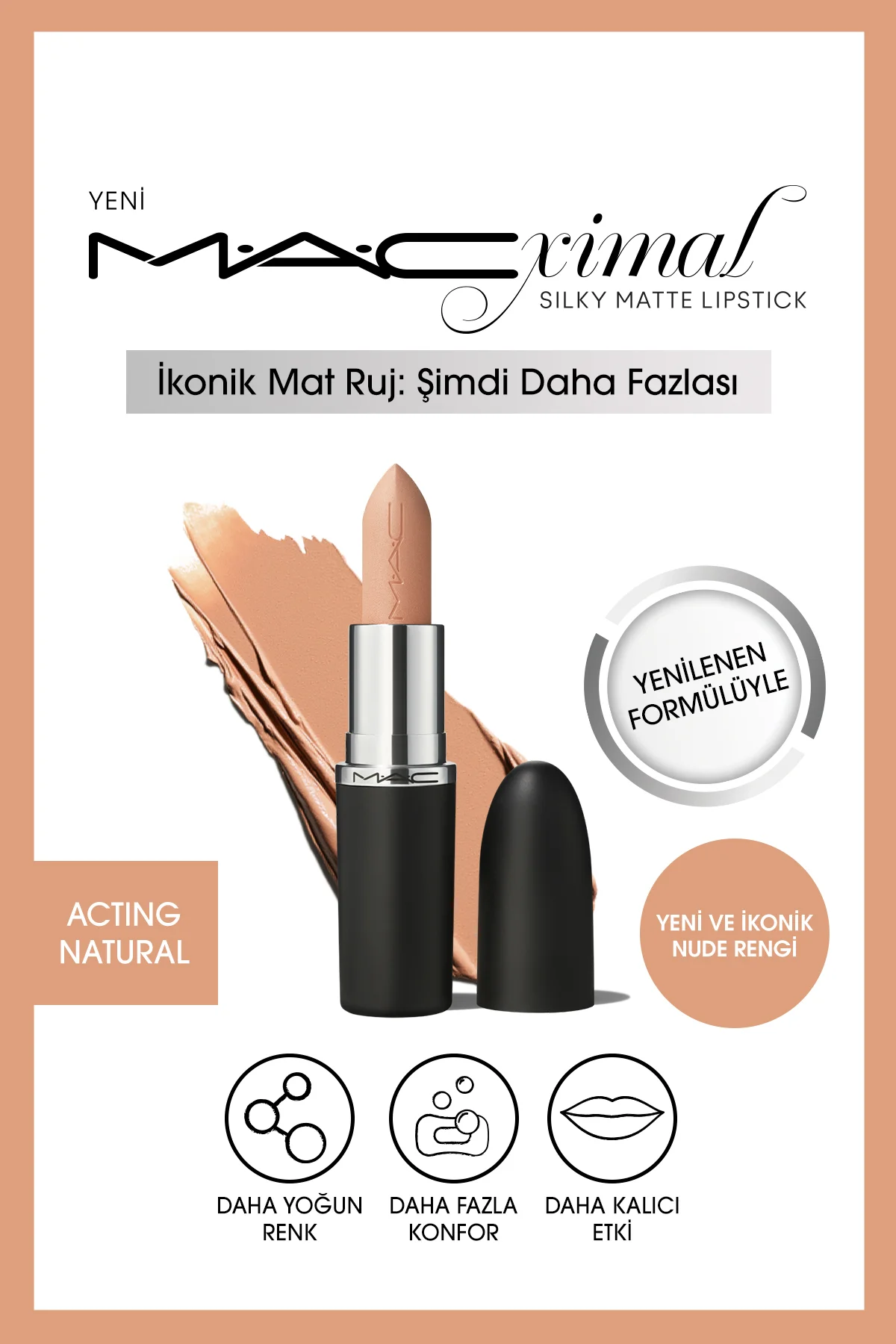 Silky Matte Lipstick Nemlendirme Etkili Yoğun Renk Sağlayan Ruj -